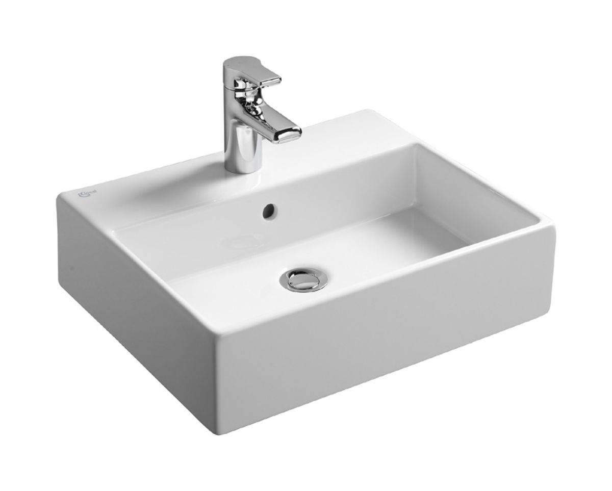 Ideal Standard Strada lavabo 50x42 cm rettangolare a parete-da appoggio bianco K077701