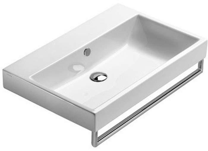Catalano Zero lavabo 75x50 cm rettangolare a parete bianco 175ZE00