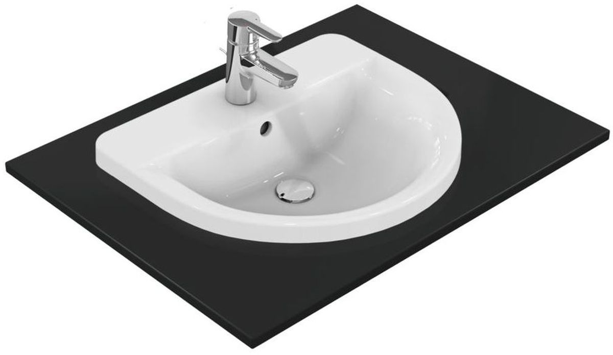 Ideal Standard Connect lavabo 55x46 cm semicircolare da incasso bianco E797801