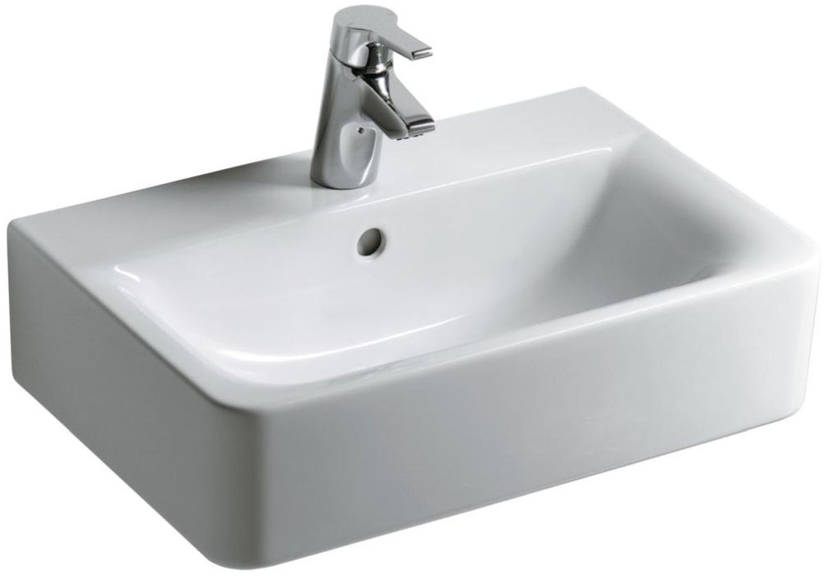 Ideal Standard Connect Space lavabo 55x37.5 cm rettangolare a parete bianco E788601