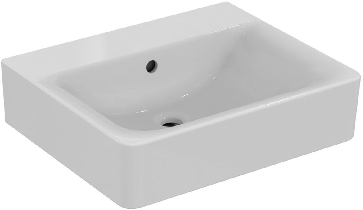 Ideal Standard Connect lavabo 55x46 cm rettangolare a parete bianco E811101