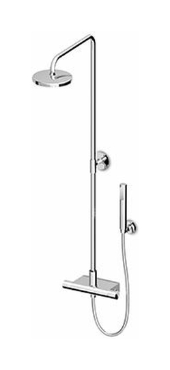 Zucchetti Isy set doccia a parete con termostato si || ZD1050.C3