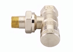 Danfoss RLV rubinetto d'arresto angolare nichel 03L0141