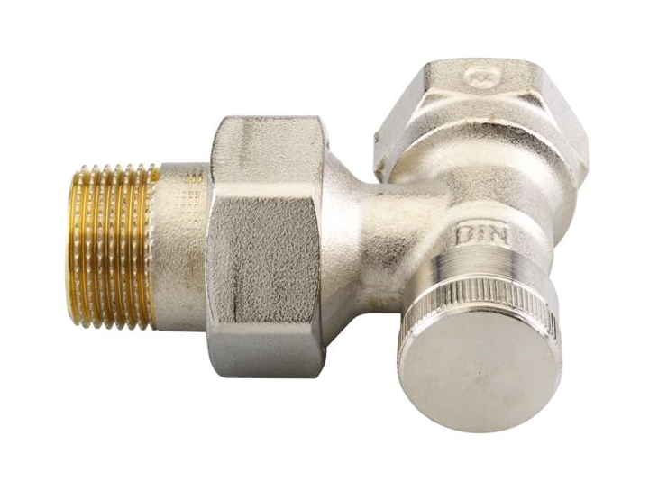 Danfoss RLV rubinetto d'arresto angolare nichel 003L0145