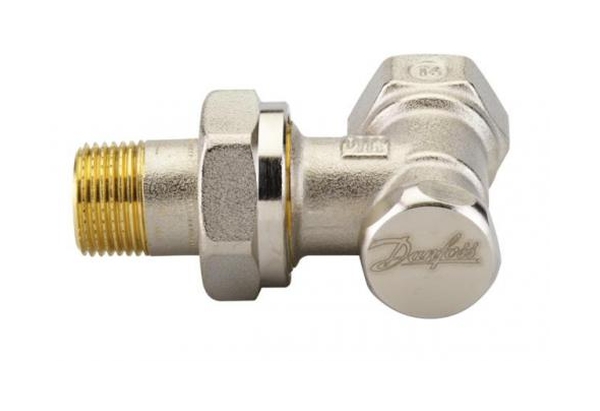 Danfoss RLV-S rubinetto d'arresto angolare nichel 003L0121