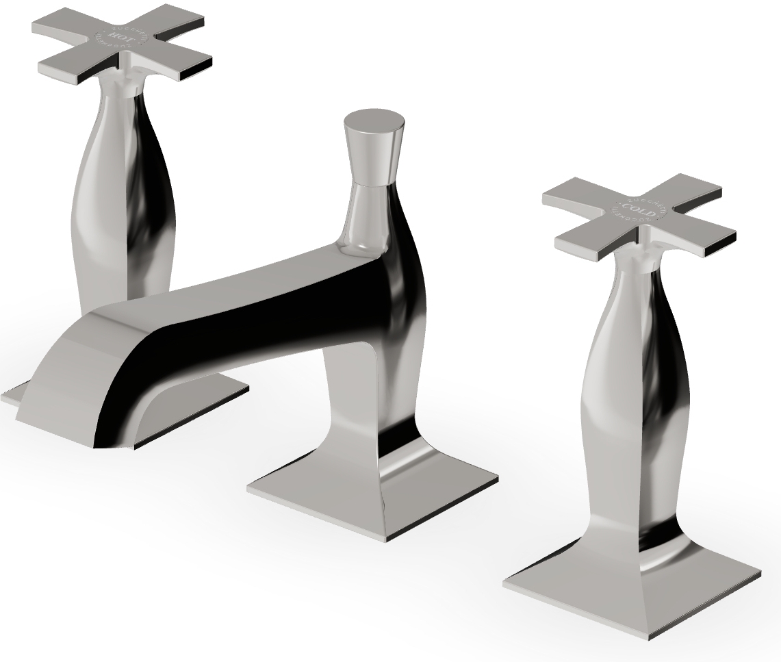 Zucchetti Bellagio rubinetto per lavabo verticale nichel ZB1425.C8