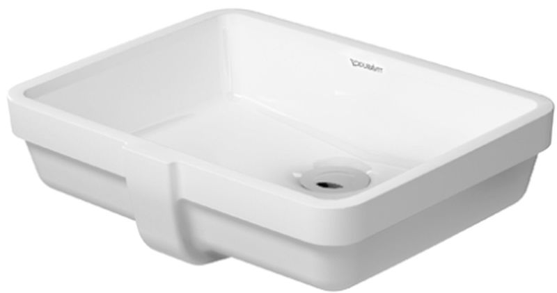 Duravit Vero lavabo 43x31.5 cm rettangolare sottopiano bianco 0330430000