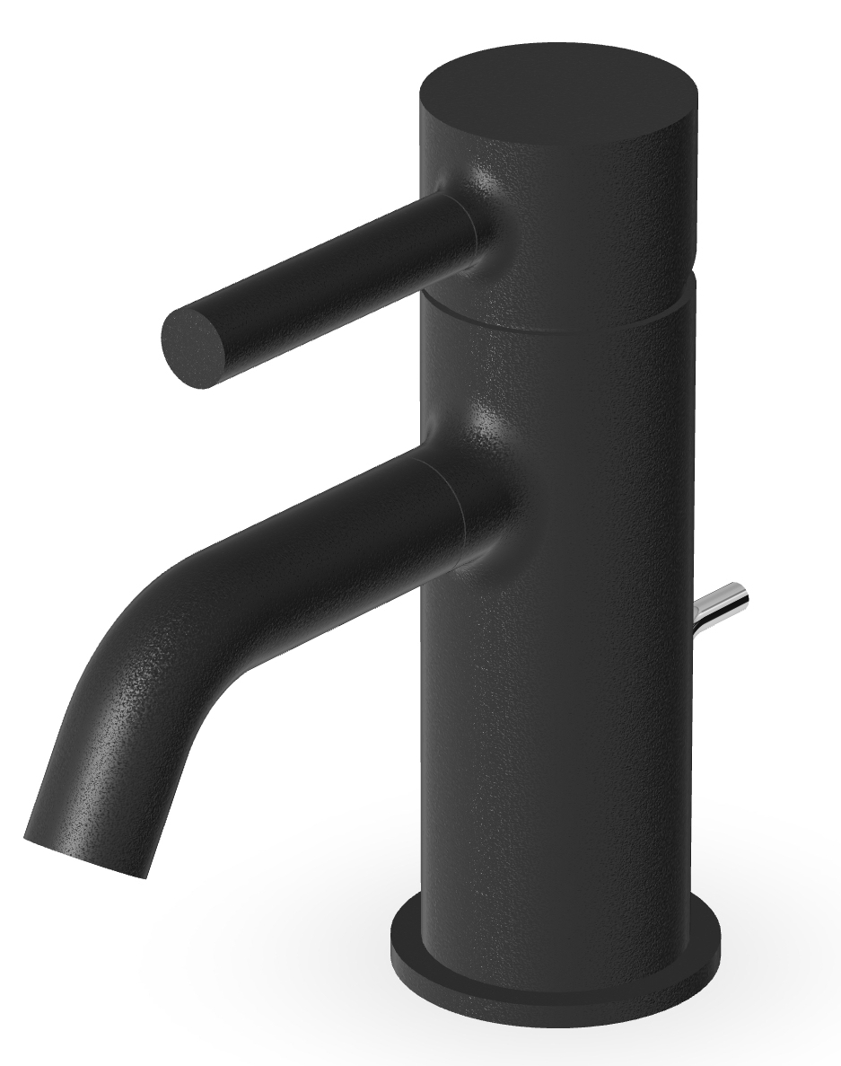 Zucchetti Pan rubinetto per lavabo verticale nero ZP6211.N1