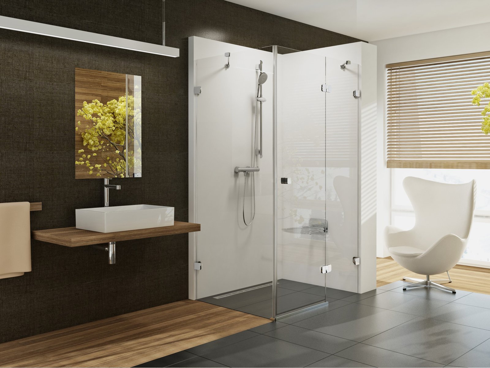 Ravak Brillant box doccia 80x80 cm quadrato cromo lucida/vetro trasparente 0UP44A00Z1