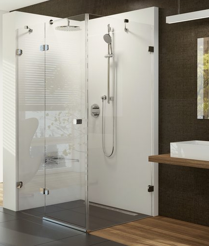 Ravak Brillant box doccia 100x80 cm rettangolare cromo lucida/vetro trasparente 0ULA4A00Z1
