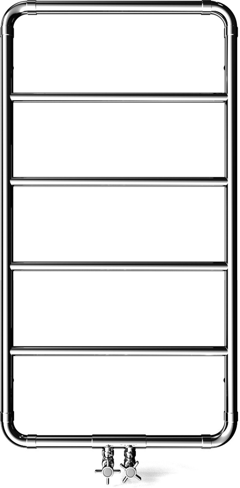 Imers Art radiatore da bagno decorativo 100x53 cm cromo 0210