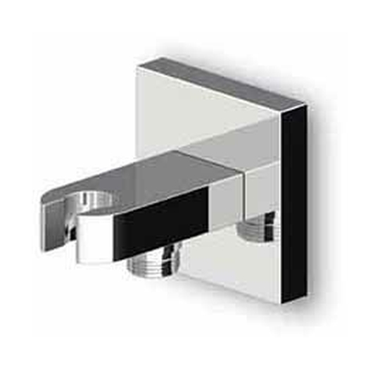 Zucchetti Pan prese d'acqua con supporto doccetta nero Z93935.N1