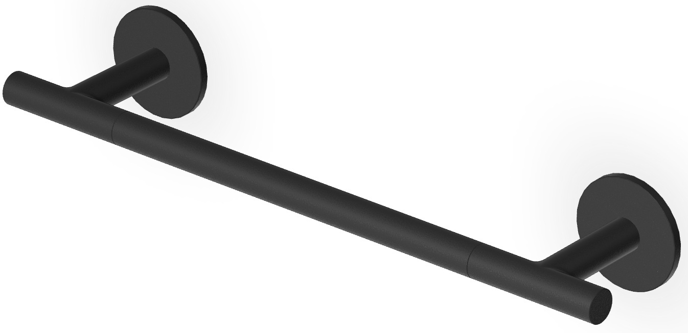 Zucchetti Pan portasciugamani nero ZAC620.N1