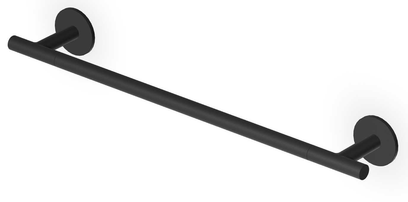 Zucchetti Pan portasciugamani nero ZAC621.N1