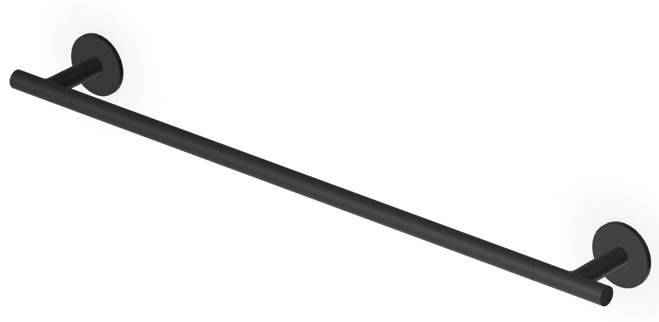 Zucchetti Pan portasciugamani nero ZAC622.N1
