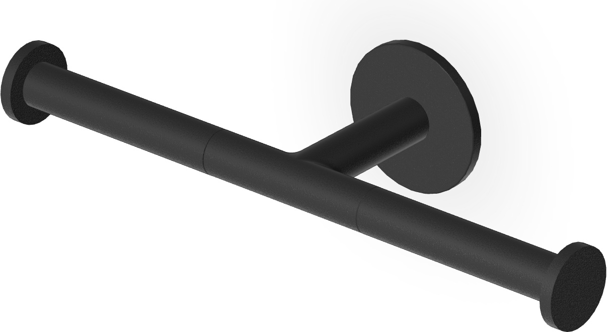 Zucchetti Pan portarotolo nero ZAC631.N1