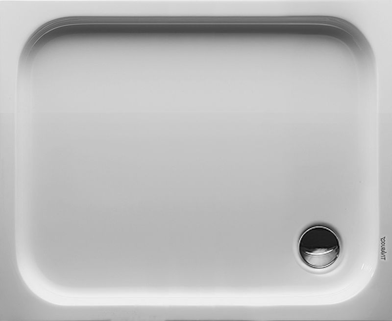 Duravit D-Code piatto doccia rettangolare 100x80 cm bianco 720106000000000