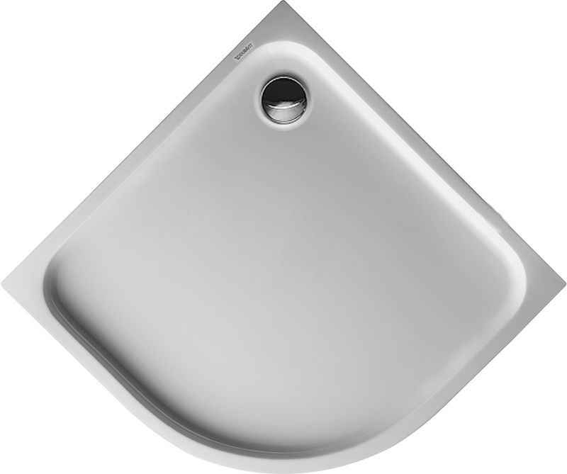 Duravit D-Code piatto doccia semicircolare 90x90 cm bianco 720108000000001