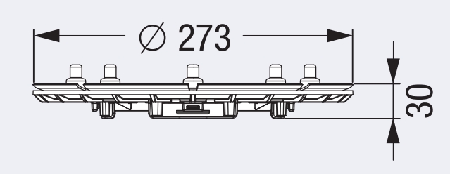 Kessel scarico per doccia cm 48410