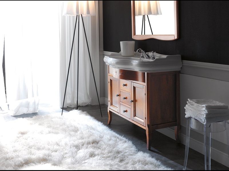 Kerasan Retro armadietto 100x54.5x75 cm sottolavabo a terra noce 734740
