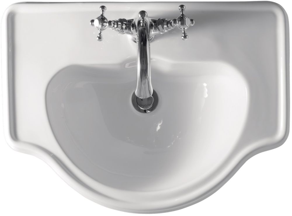 Kerasan Retro lavabo 62x46 cm da incasso bianco 103001