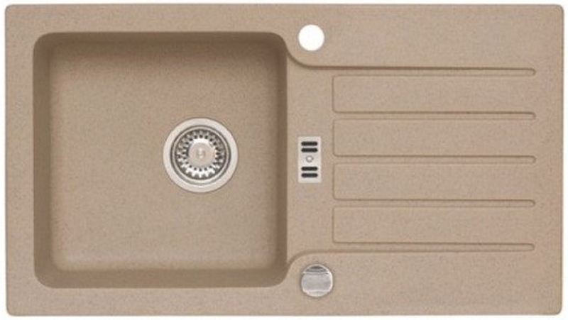 Alveus Galapagos lavello in granito 77x43 cm beige 1513055