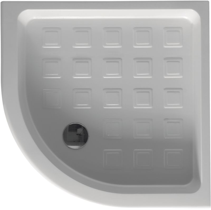 Kerasan Retro piatto doccia semicircolare 90x90 cm bianco 133901