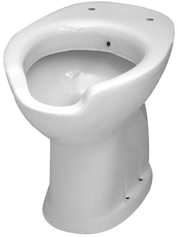 Kerasan vaso wc con sedile bidet a terra bianco 020401