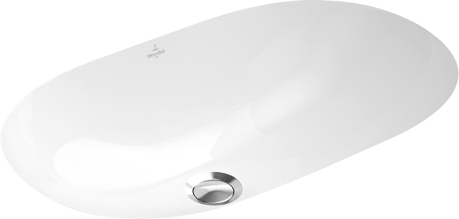 Villeroy & Boch O.Novo lavabo 60x35 cm ovale sottopiano bianco 416260R1