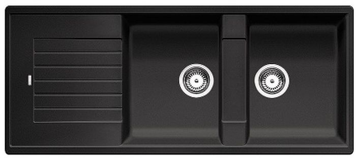 Blanco Zia 8 S lavello in granito 116x50 cm antracite 515605