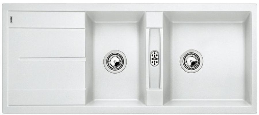 Blanco Metra 8 S lavello in granito 116x50 cm bianco 513064