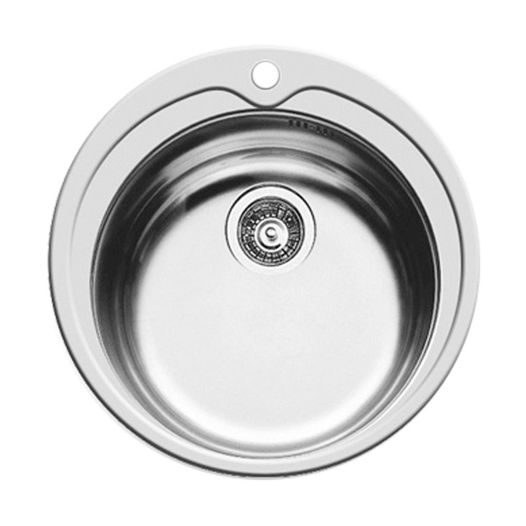 Pyramis Kiba lavello in acciaio 48.5x48.5 cm 100053701