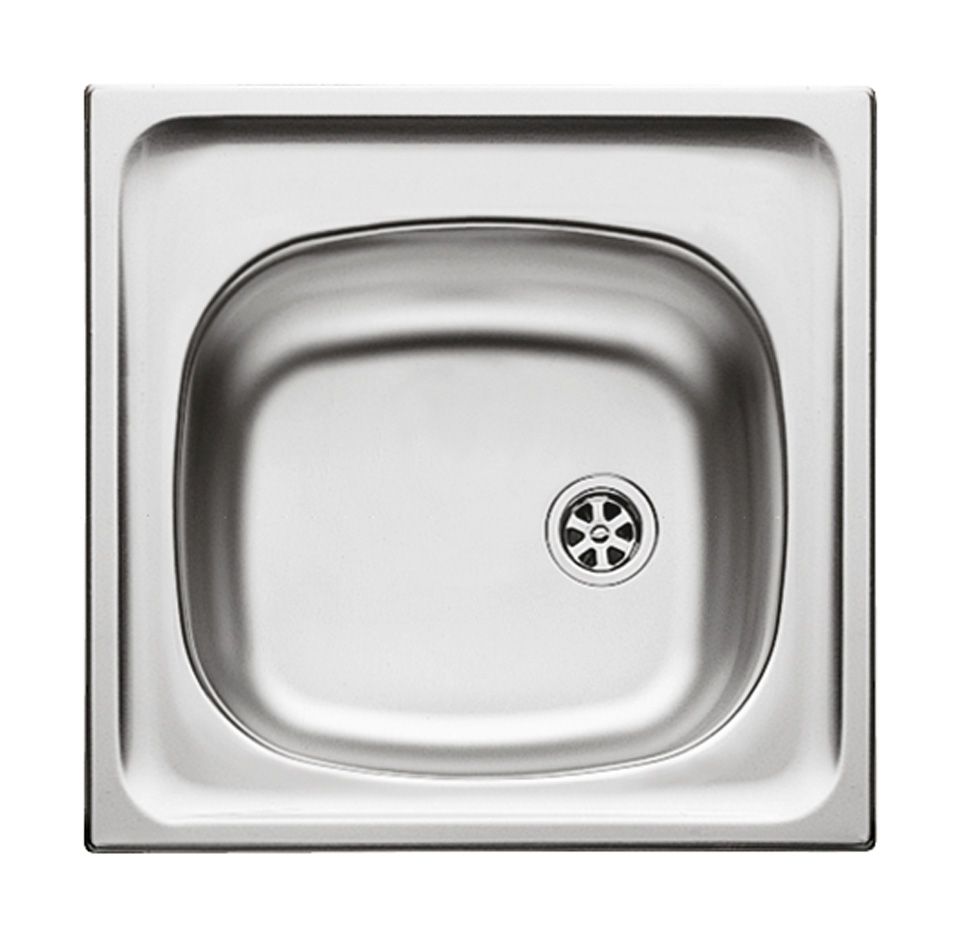 Pyramis E33 lavello in acciaio 46.5x43.5 cm 100139701