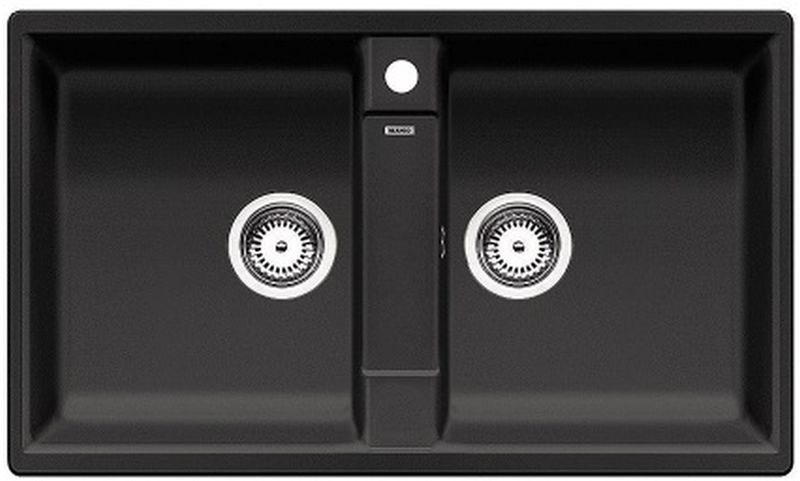 Blanco Zia 9 lavello in granito 86x50 cm antracite 516686