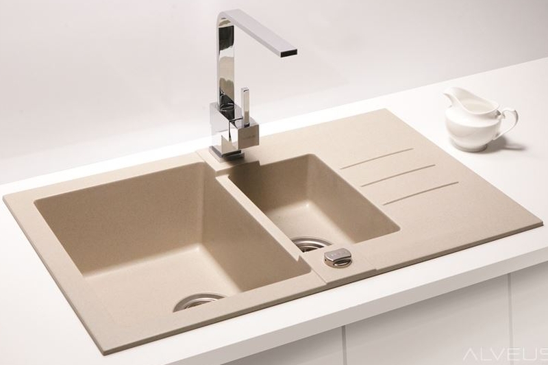 Alveus Rock lavello in granito 78x48 cm beige 1217022