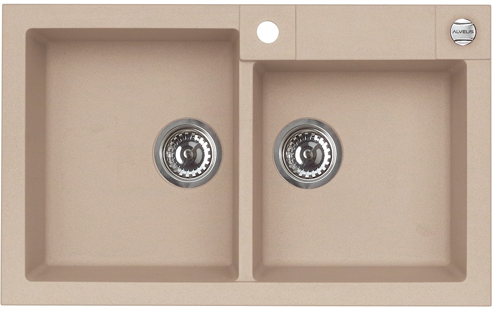 Alveus Rock lavello in granito 78x48 cm beige 1219055