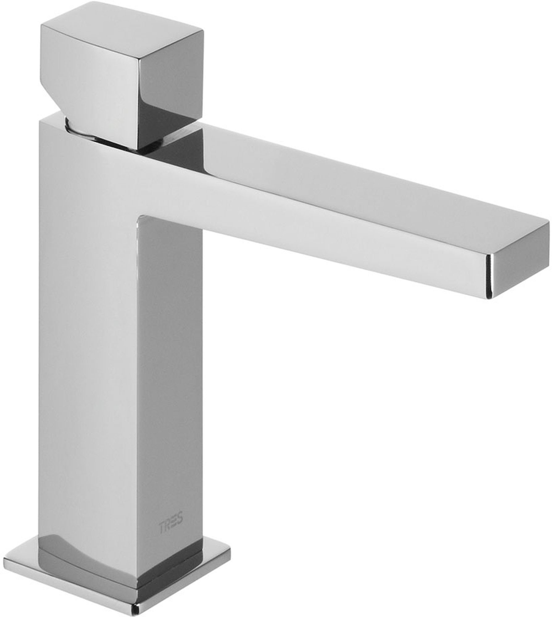 Tres Slim Exclusive rubinetto per lavabo verticale cromo 202.103.02.D