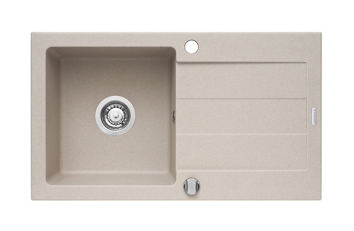 Pyramis Sparta lavello in granito 76x44 cm beige 070000001