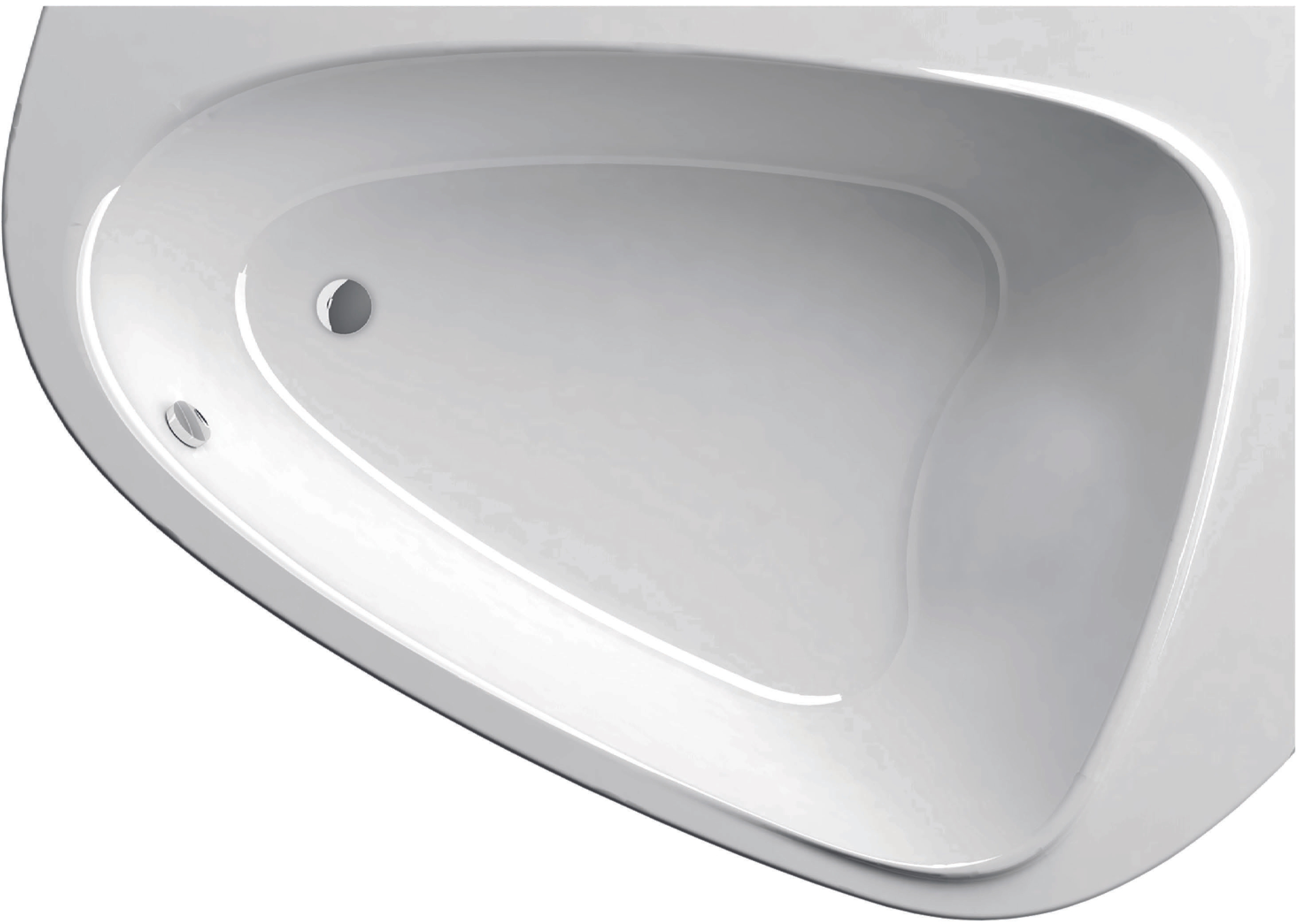Ravak LoveStory vasca da bagno angolare 196x113.5 cm destra bianco C761000000