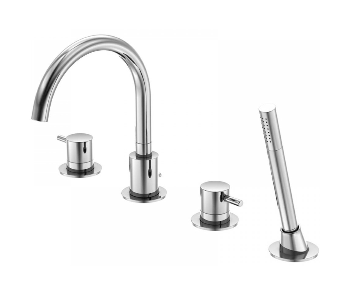 Steinberg 100 rubinetto per vasca e doccia bordo vasca cromo 1002400