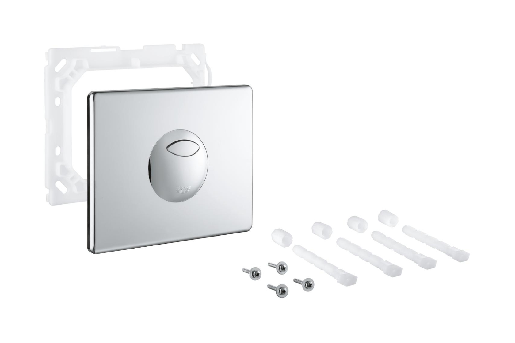 Grohe Skate placca di comando per WC cromo opaco 42303P00