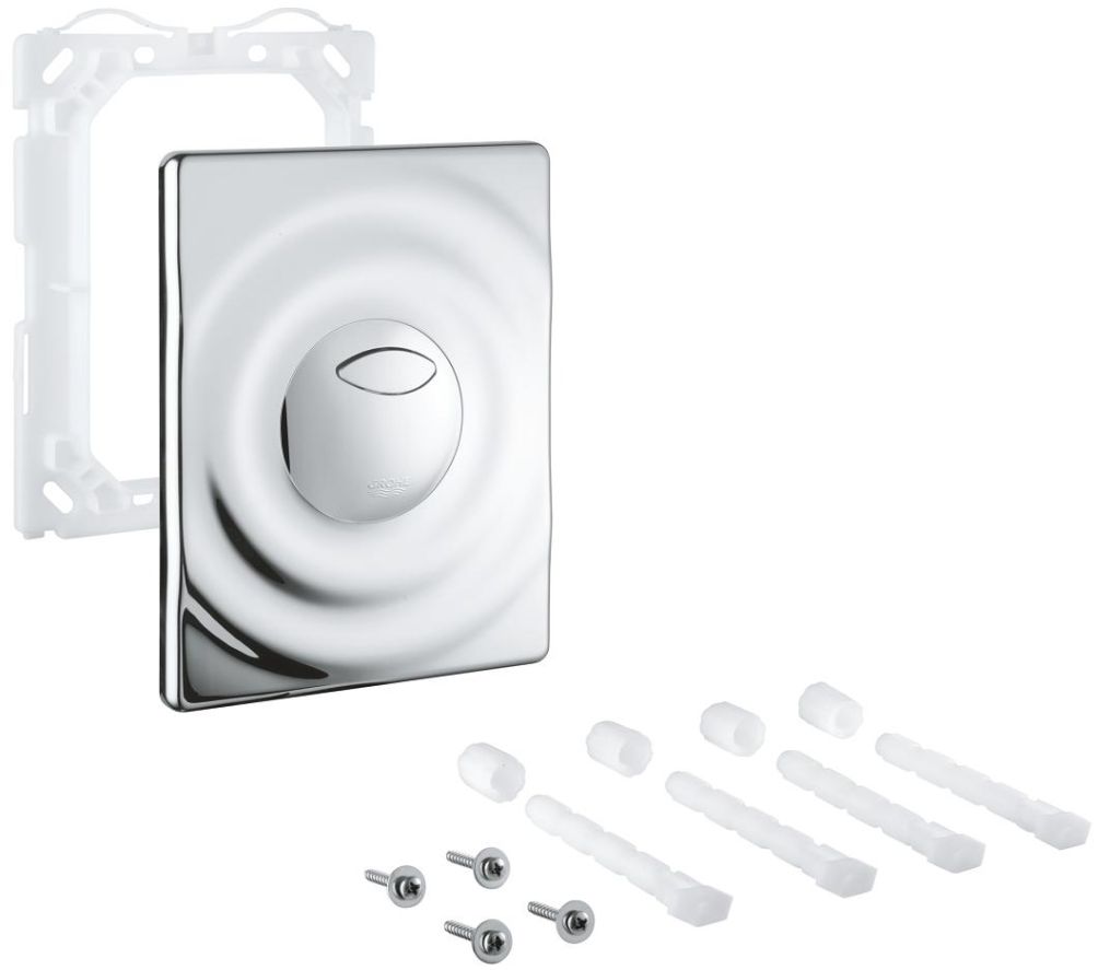 Grohe Surf placca di comando per WC cromo opaco 42302P00