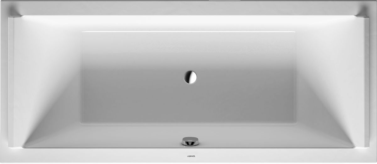 Duravit Starck vasca da bagno rettangolare 180x80 cm bianco 700338000000000
