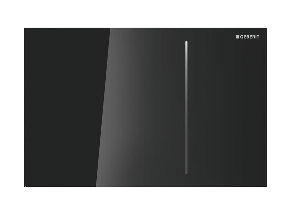 Geberit Sigma70 przycisk spłukujący przedni szkło czarne 115.620.SJ.1