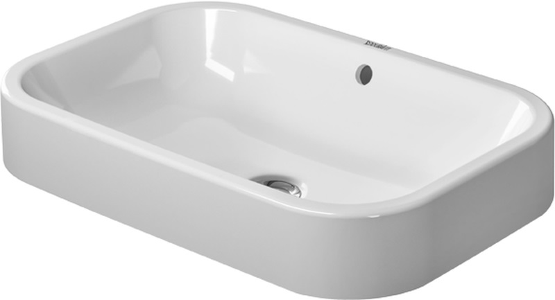 Duravit Happy D.2 lavabo 60x40 cm rettangolare da appoggio bianco 2314600000