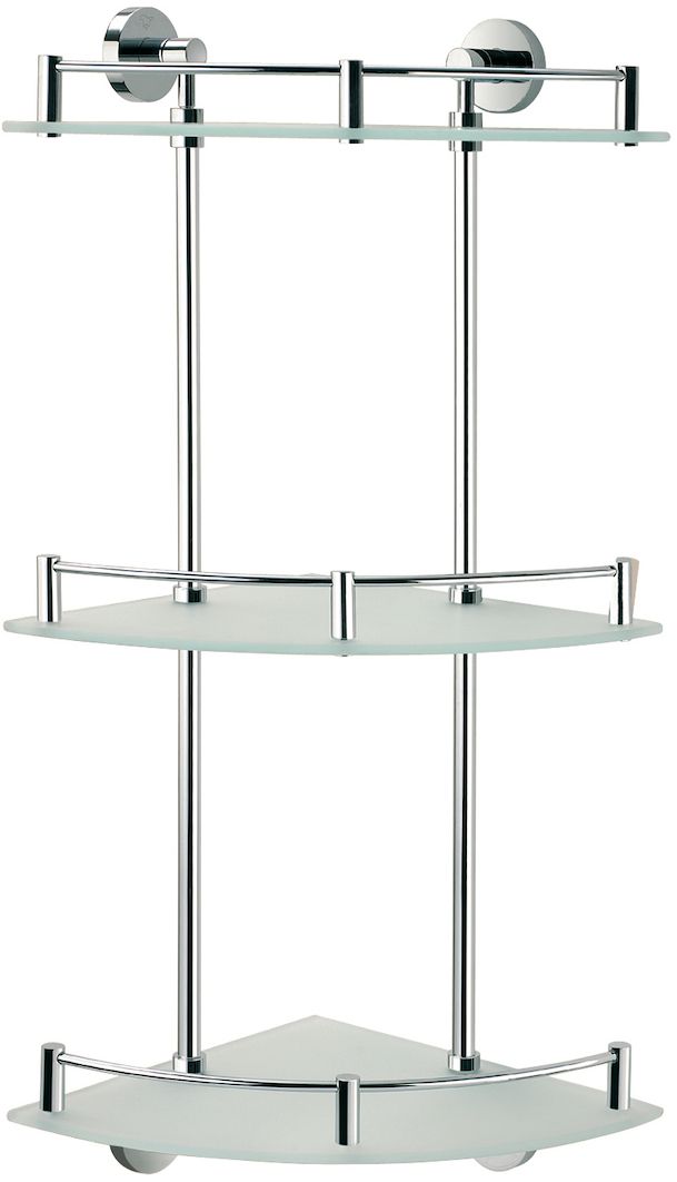 Stella Classic mensola 27 cm bianco-cromo 07.873