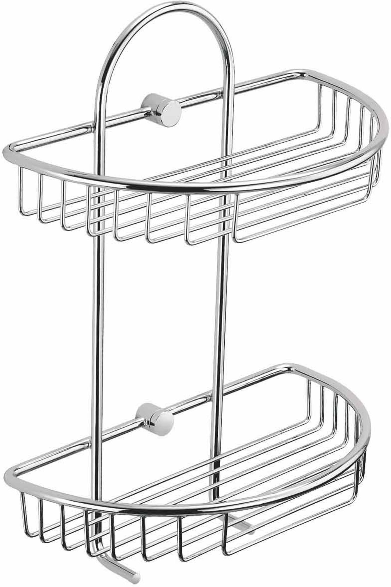 Stella mensola da bagno 28 cm cromo 16.050
