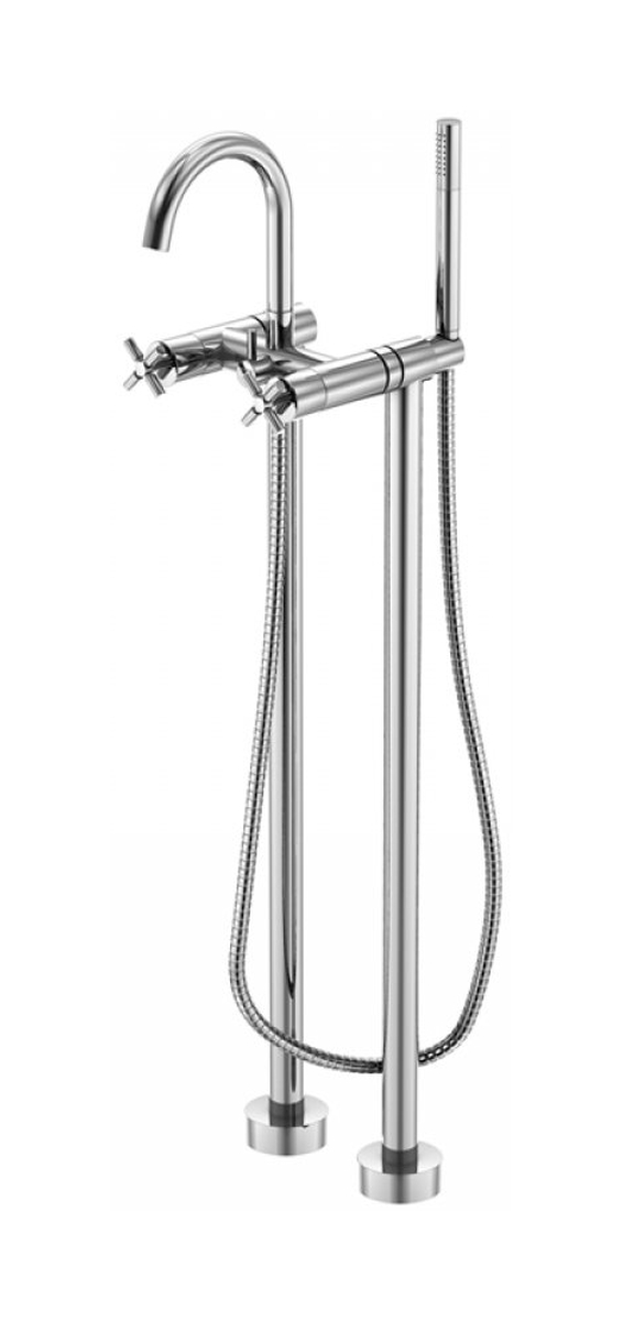 Steinberg 250 rubinetto per vasca e doccia a terra cromo 2501162
