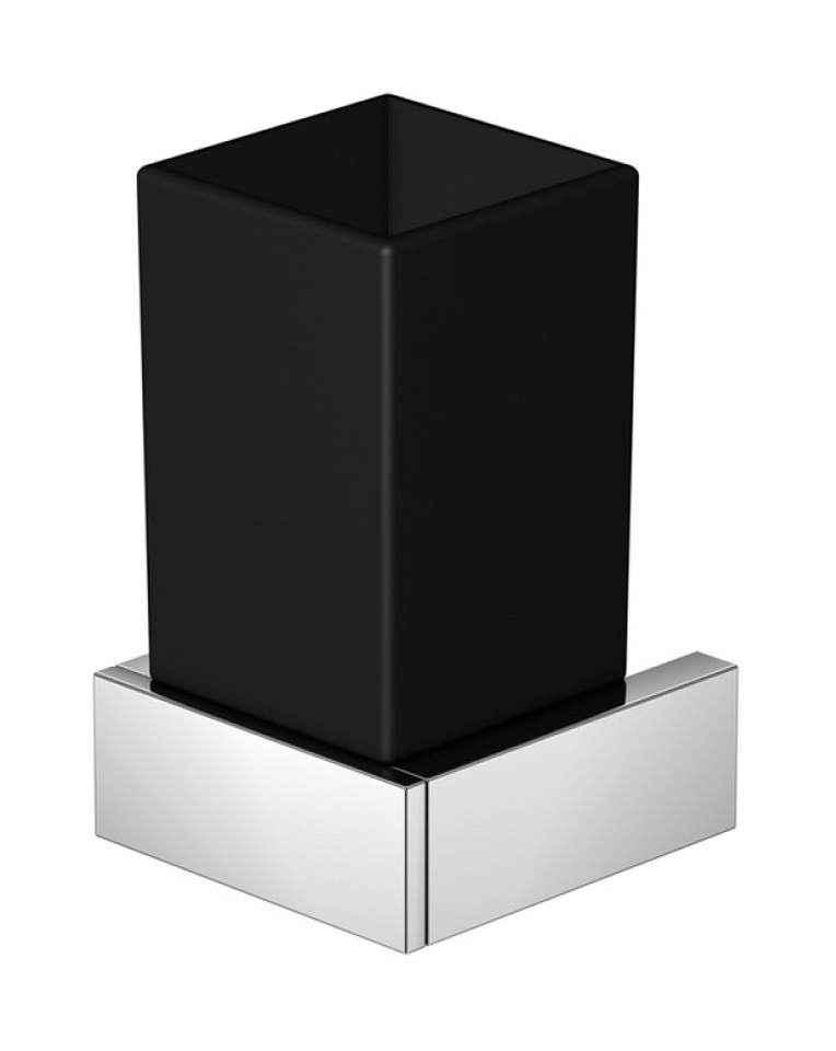 Steinberg 460 bicchiere per lavarsi i denti nero-cromo 4602002