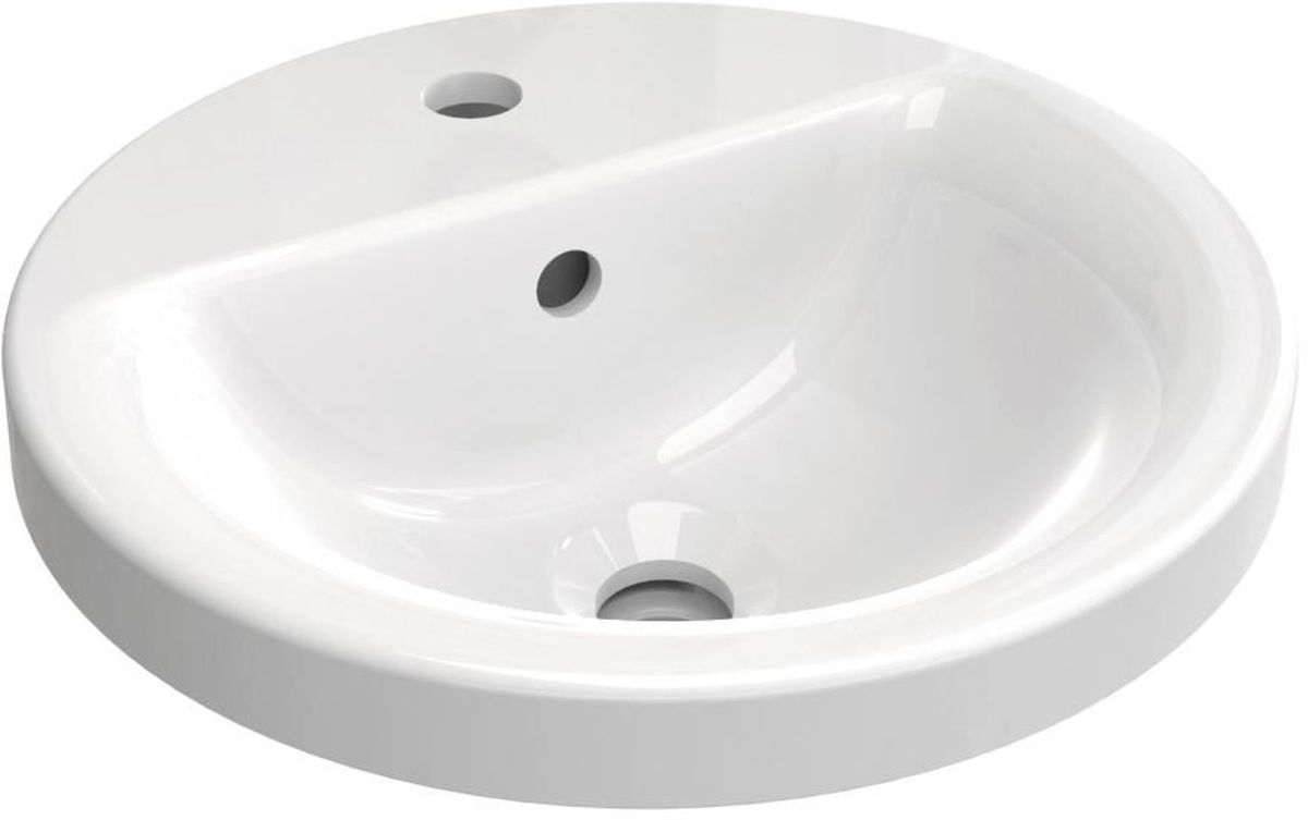 Ideal Standard Connect lavabo 38x38 cm rotonda da incasso bianco lucida E504101